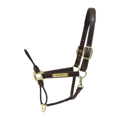 Kentucky Horsewear Leather Rope Halter