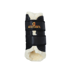 Kentucky Horsewear Brushing Boots Leather Front