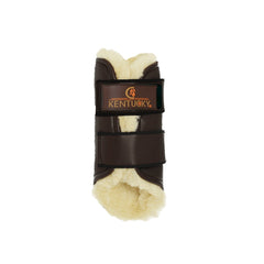 Kentucky Horsewear Brushing Boots Leather Front