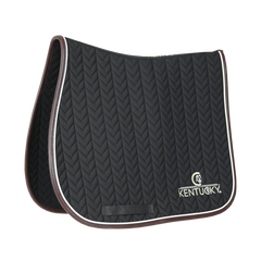 Kentucky Horsewear Saddle Pad Leather Fishbone Jumping