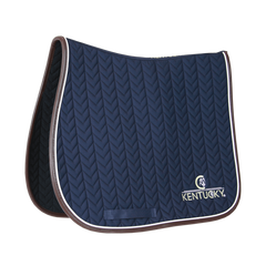 Kentucky Horsewear Saddle Pad Leather Fishbone Jumping