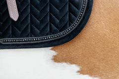 Kentucky Horsewear Saddle Pad Velvet Pearls Jumping