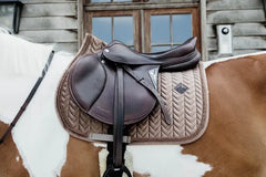 Kentucky Horsewear Saddle Pad Velvet Pearls Jumping
