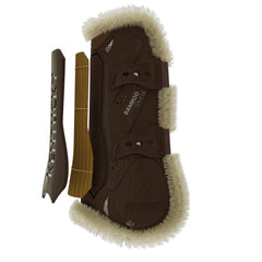 Kentucky Horsewear Vegan Sheepskin Tendon Boots Bamboo Elastic