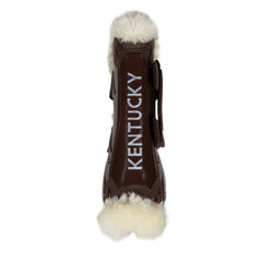 Kentucky Horsewear Vegan Sheepskin Tendon Boots Velcro