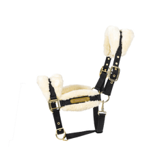 Kentucky Horsewear Nylon Sheepskin Halter Soft