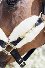 Kentucky Horsewear Nylon Sheepskin Halter Soft