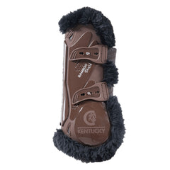 Kentucky Horsewear Vegan Sheepskin Tendon Boots Bamboo Elastic