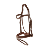 Dy'on New English Collection Plaited Flash Noseband Bridle with Pull back