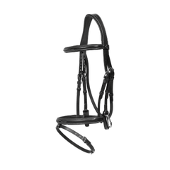 Dy'on Working Collection Flash Noseband Bridle with Snap Cheekpieces