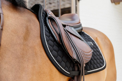 Kentucky Horsewear Saddle Pad Onion Quilt Rubber Logo Jumping