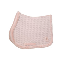 Kentucky Horsewear Saddle Pad Fake Fur Plaited Quilt Jumping