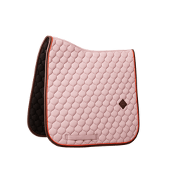 Kentucky Horsewear Saddle Pad Onion Quilt Neon Leather Dressage