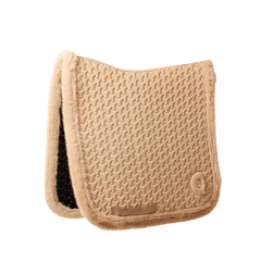 Kentucky Horsewear Saddle Pad Fake Fur Plaited Quilt Dressage