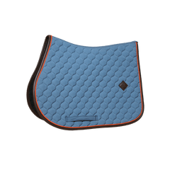Kentucky Horsewear Saddle Pad Onion Quilt Neon Leather Jumping