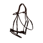 Dy'on New English Collection Braided Noseband Bridle with Removable Flash