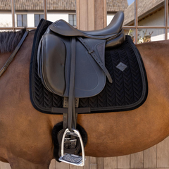 Kentucky Horsewear Saddle Pad Velvet Mini Pearls Dressage