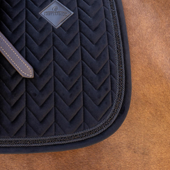 Kentucky Horsewear Saddle Pad Velvet Mini Pearls Jumping