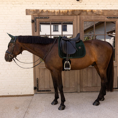 Kentucky Horsewear Saddle Pad Velvet Mini Pearls Dressage