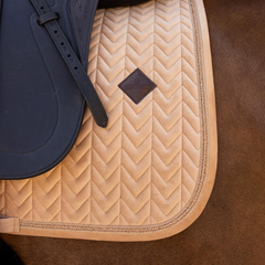 Kentucky Horsewear Saddle Pad Velvet Mini Pearls Dressage
