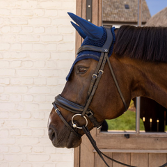 Kentucky Horsewear Fly Veil Wellington Velvet Mini Pearls
