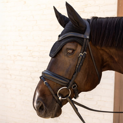 Kentucky Horsewear Fly Veil Wellington Velvet Mini Pearls