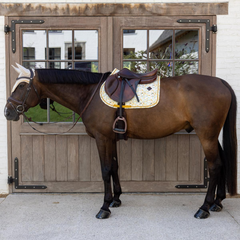 Kentucky Horsewear Saddle Pad Velvet Printing Jumping