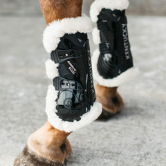 Kentucky Horsewear Vegan Sheepskin Tendon Boots Bamboo Elastic