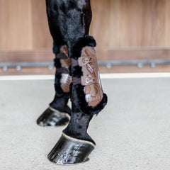 Kentucky Horsewear Vegan Sheepskin Tendon Boots Bamboo Elastic