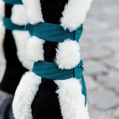 Kentucky Horsewear Vegan Sheepskin Tendon Boots Bamboo Elastic