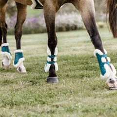Kentucky Horsewear Vegan Sheepskin Tendon Boots Bamboo Elastic