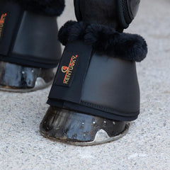 Kentucky Horsewear Sheepskin Leather Overreach Boots