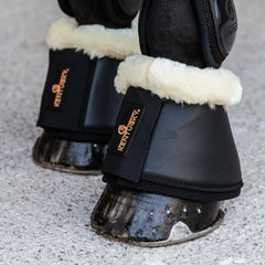 Kentucky Horsewear Sheepskin Leather Overreach Boots