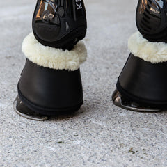 Kentucky Horsewear Sheepskin Leather Overreach Boots