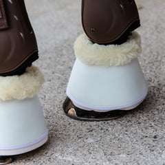 Kentucky Horsewear Sheepskin Leather Overreach Boots