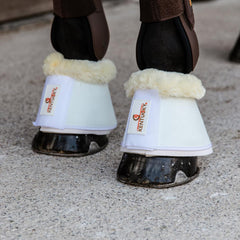 Kentucky Horsewear Sheepskin Leather Overreach Boots