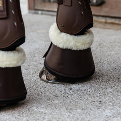 Kentucky Horsewear Sheepskin Leather Overreach Boots