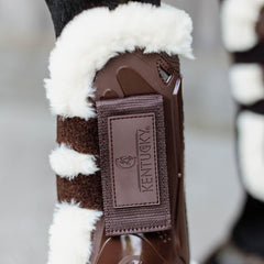 Kentucky Horsewear Vegan Sheepskin Tendon Boots Velcro