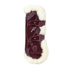 Kentucky Horsewear Vegan Sheepskin Tendon Boots Bamboo Elastic