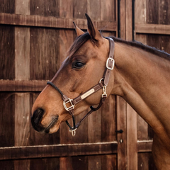 Kentucky Horsewear Leather Rope Halter