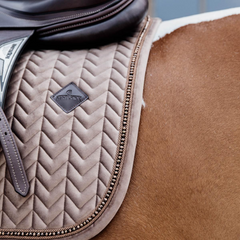 Kentucky Horsewear Saddle Pad Velvet Pearls Jumping