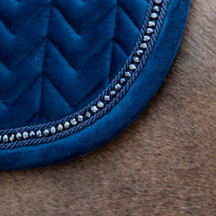 Kentucky Horsewear Saddle Pad Velvet Pearls Jumping
