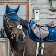 Kentucky Horsewear Saddle Pad Velvet Pearls Jumping