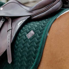 Kentucky Horsewear Saddle Pad Velvet Pearls Jumping