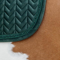 Kentucky Horsewear Saddle Pad Velvet Pearls Jumping