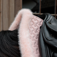 Kentucky Horsewear Saddle Pad Fake Fur Plaited Quilt Dressage
