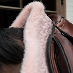 Kentucky Horsewear Saddle Pad Fake Fur Plaited Quilt Jumping