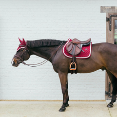 Kentucky Horsewear Saddle Pad Plaited Cord Jumping