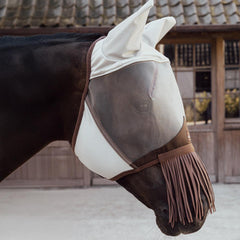 Kentucky Horsewear Fly mask classic with ears & nose tassels