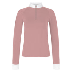 Kentucky Horsewear Show Shirt Women Classic with Glitter Zipper Long Sleeve
